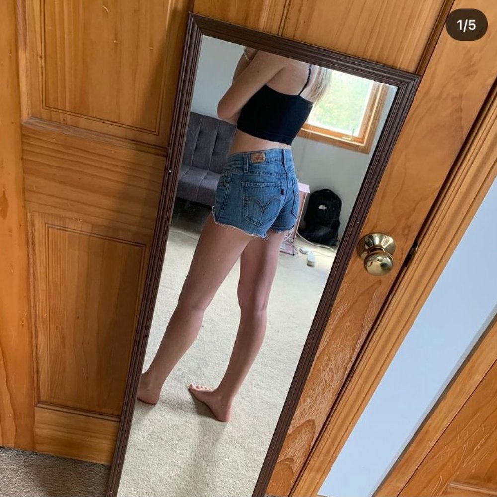 Levi's Low Rise Jean Shorts